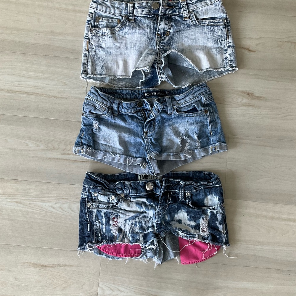 Zanadi Light Blue Denim Shorts